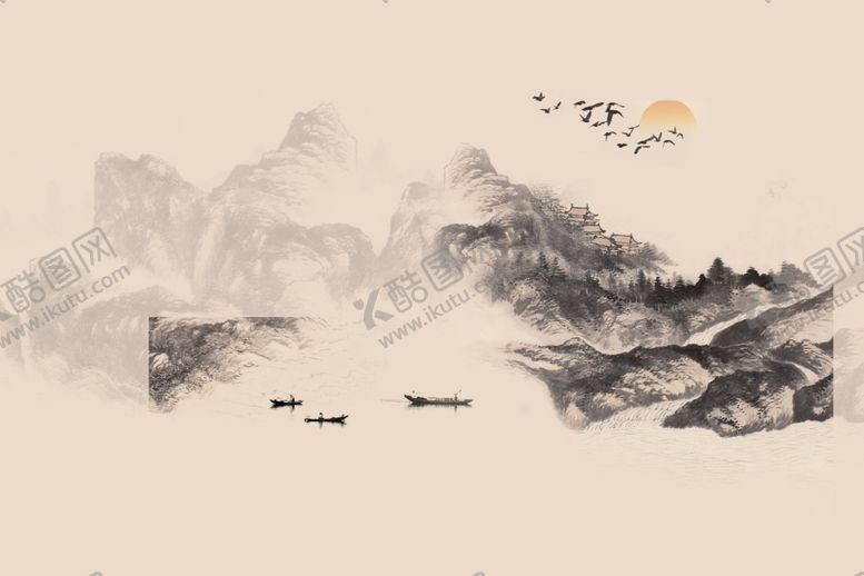 编号：33456910170554388956【酷图网】源文件下载-工笔花鸟背景墙装饰画