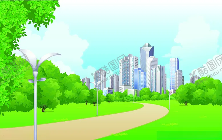 编号：69042301251021419110【酷图网】源文件下载-风景插画