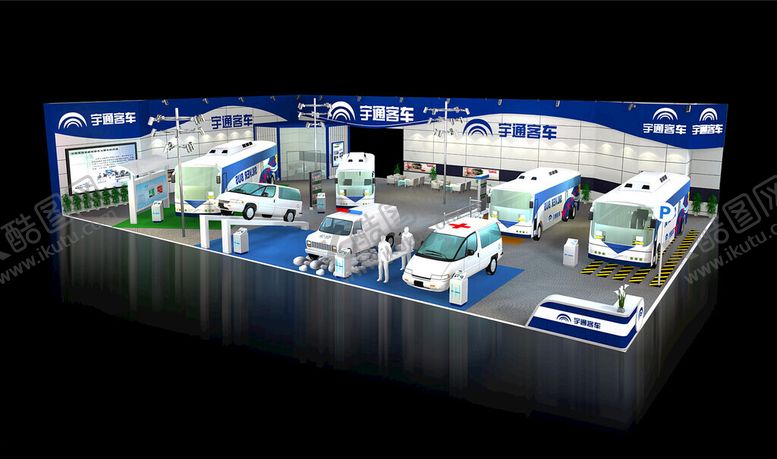编号：15407802150357571834【酷图网】源文件下载-展览3D模型二面开口