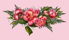 花卉背景素材底纹