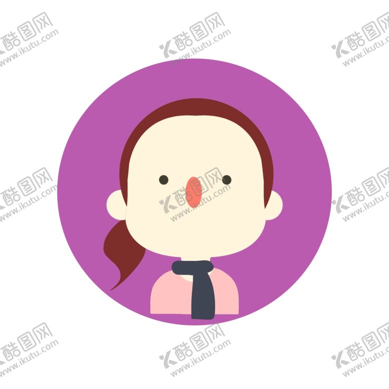 编号：46440010311748059926【酷图网】源文件下载-用户扁平人物头像png