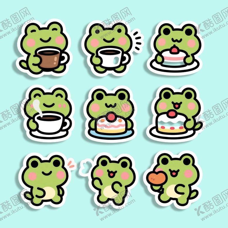 编号：31227504050020546061【酷图网】源文件下载-可爱青蛙插图