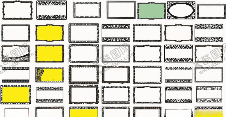 编号：93537309221906118750【酷图网】源文件下载-边框底纹