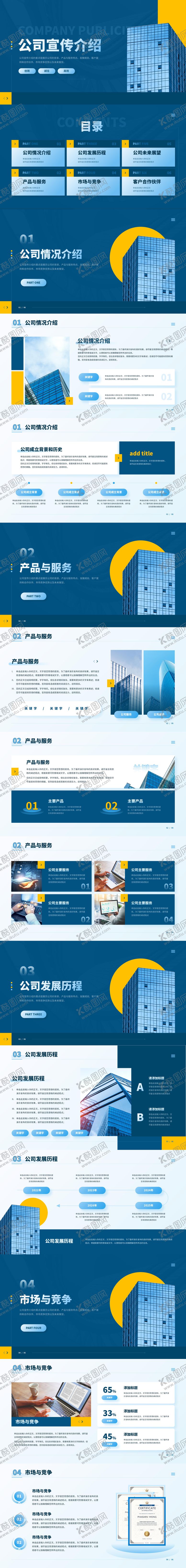 编号：33457410222244014717【酷图网】源文件下载-公司宣传介绍ppt模板通用