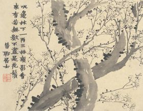 梅花国画