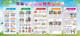 校园安全展板