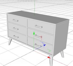 C4D模型柜子