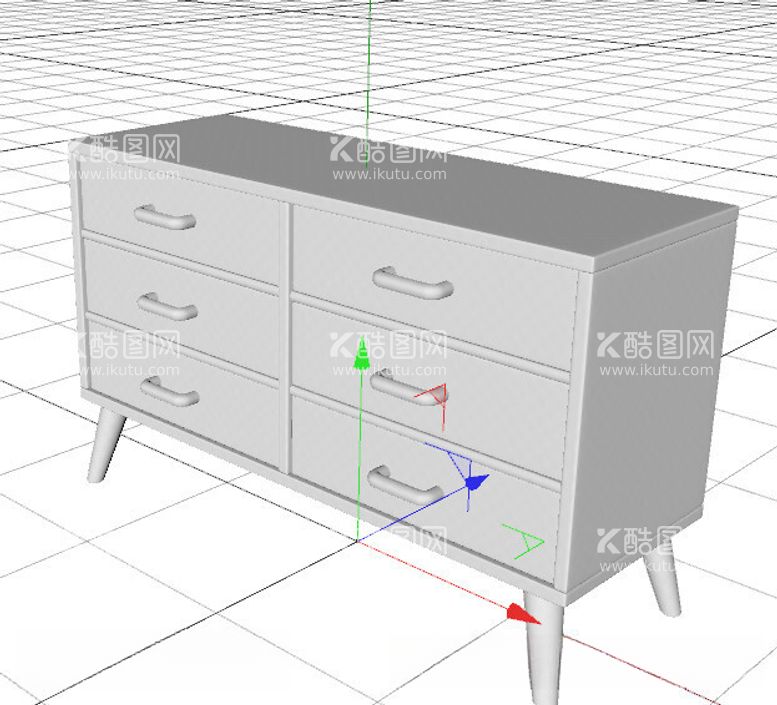 编号：39335811250820398356【酷图网】源文件下载-C4D模型柜子