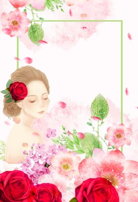 妇女节38礼品海报