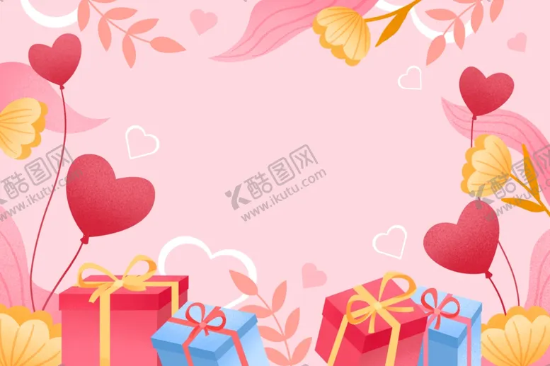 编号：54594602181713032522【酷图网】源文件下载-情人节粉色唯美背景