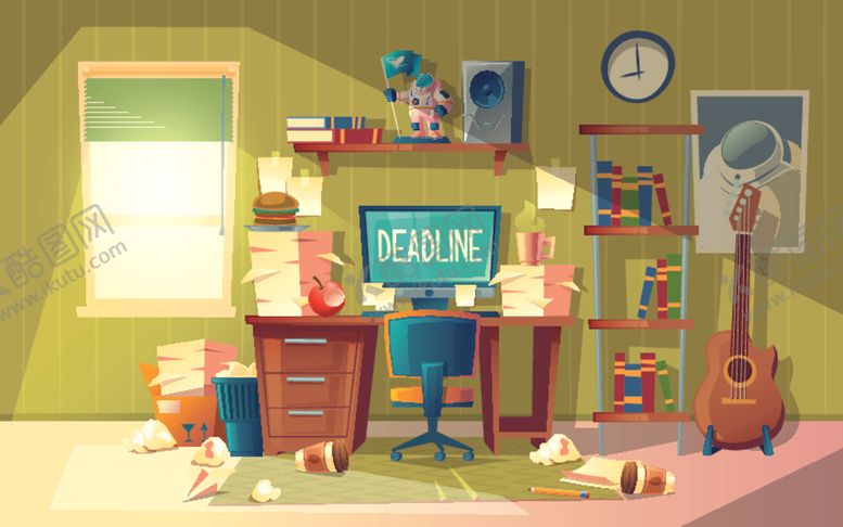 编号：77211609282101553412【酷图网】源文件下载-书房