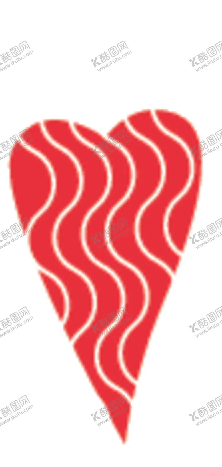 编号：61232106290353298127【酷图网】源文件下载-波浪爱心