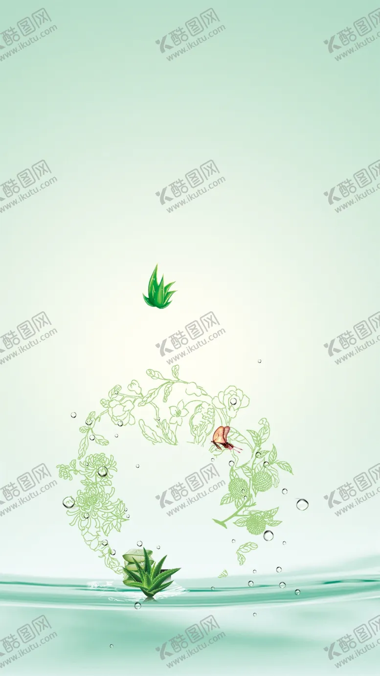 编号：52556007022145005408【酷图网】源文件下载-水滴背景