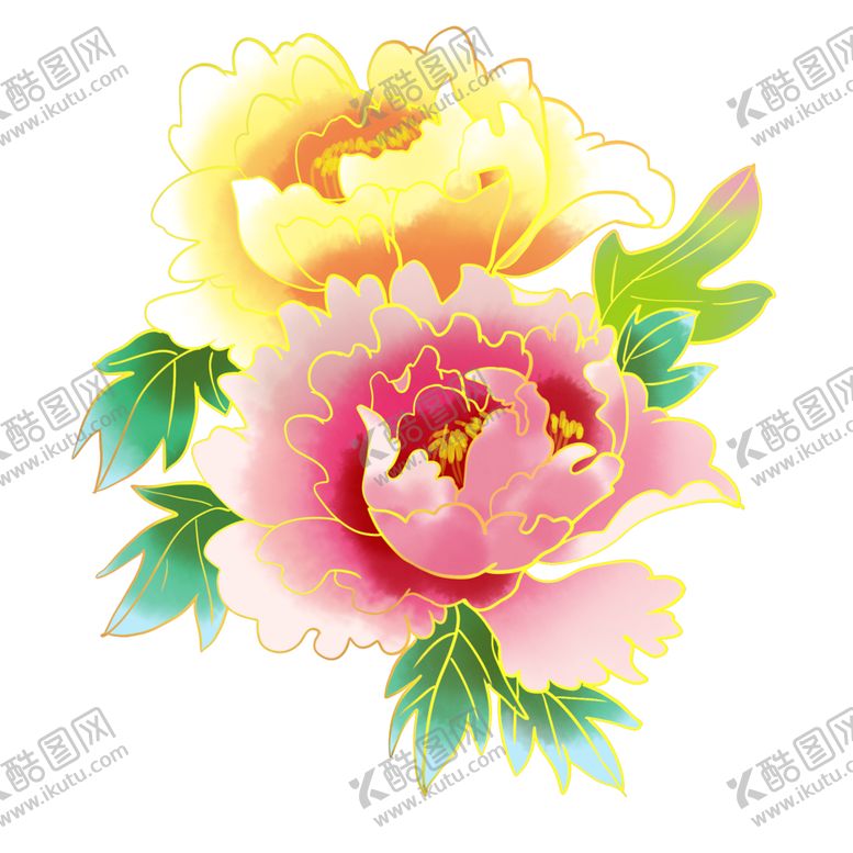 编号：23304207080644218305【酷图网】源文件下载-中国古风传统花鸟图案