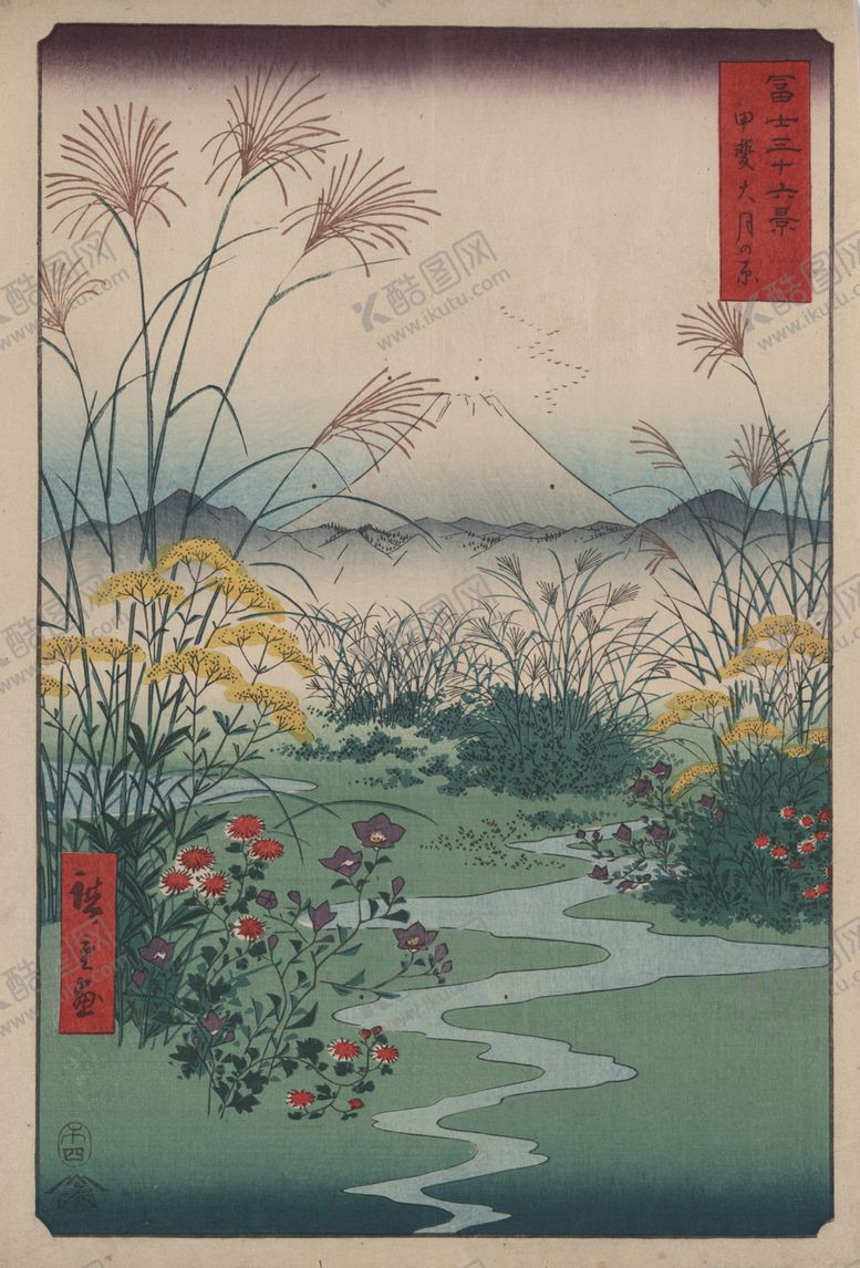 编号：34613309180441564965【酷图网】源文件下载-日本风景浮世绘