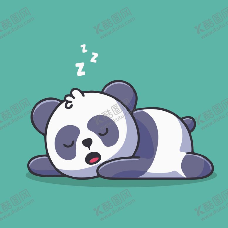 编号：62337401310625463432【酷图网】源文件下载-可爱熊猫矢量卡通插画