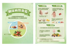 糖尿病饮食科普DM单页