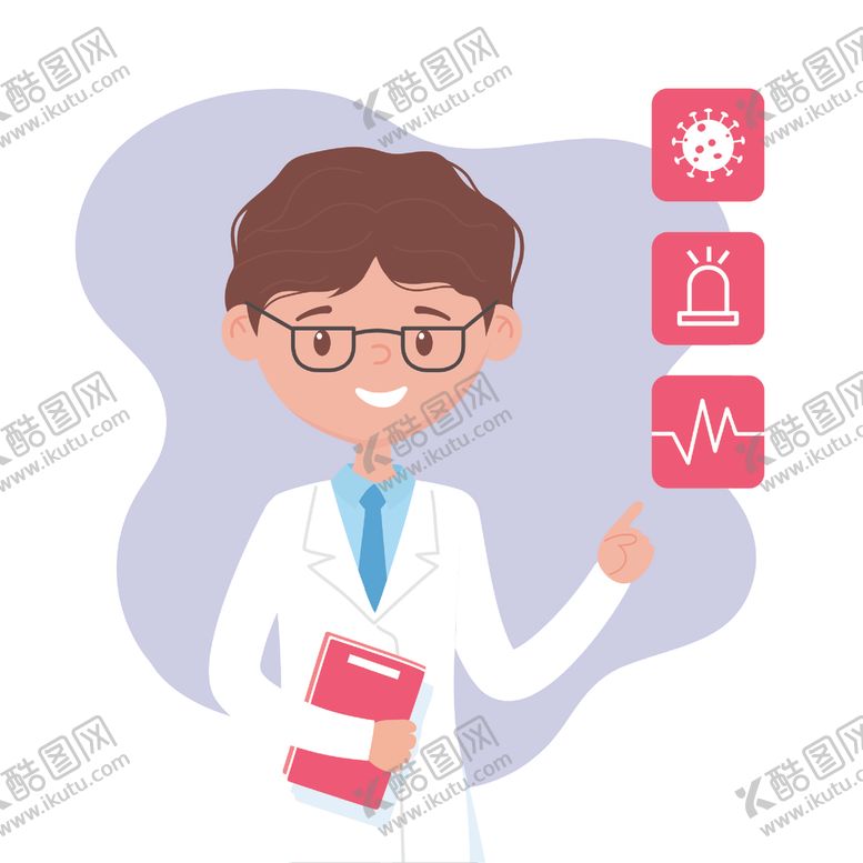 编号：34160109231906212517【酷图网】源文件下载-卡通医生