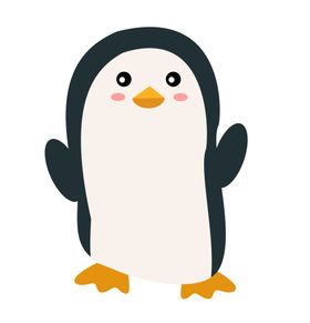 企鹅插画素材