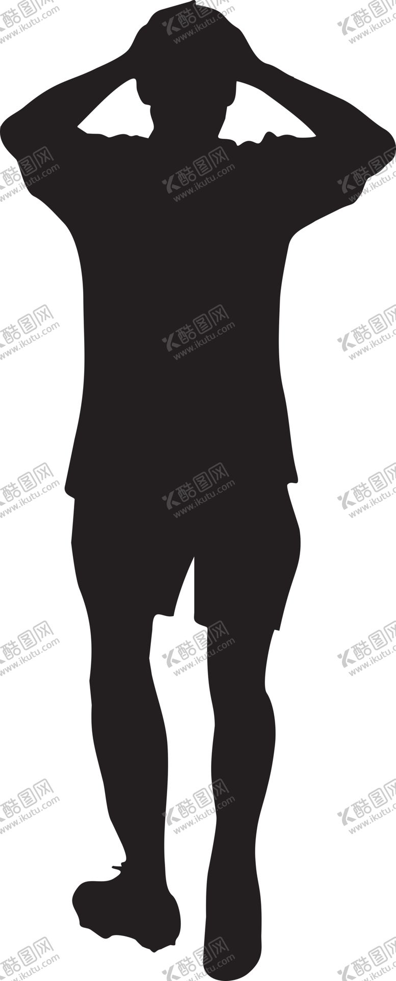 编号：77049104172245318820【酷图网】源文件下载-运动员剪影