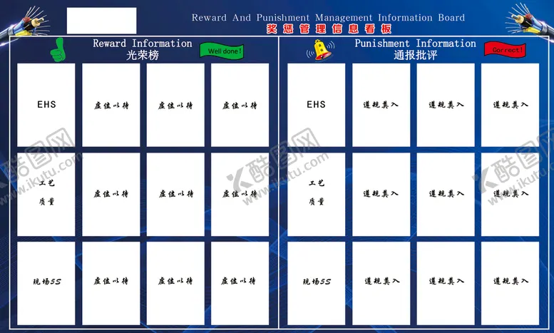 编号：29174609231502160761【酷图网】源文件下载-奖惩管理信息看板