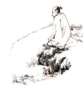 国学人物插画