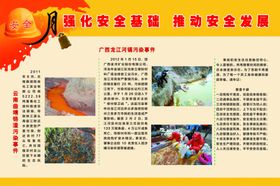 重大安全事故案例展板