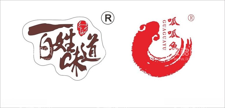 编号：94845912022126329065【酷图网】源文件下载-百姓味道呱呱鱼logo