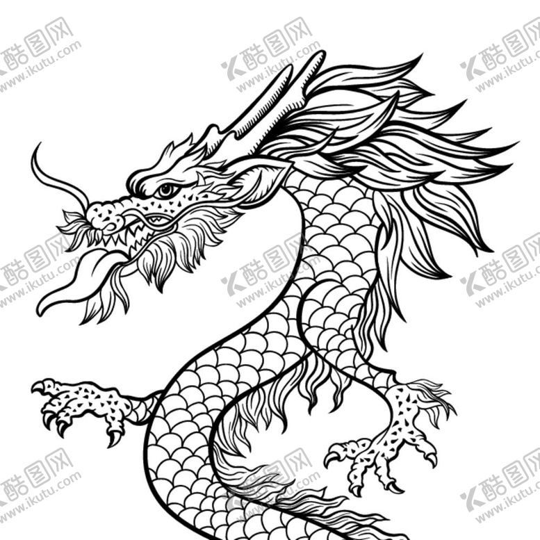 编号：79882012011925528155【酷图网】源文件下载-线条龙