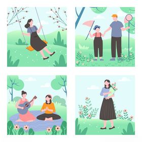春游插画