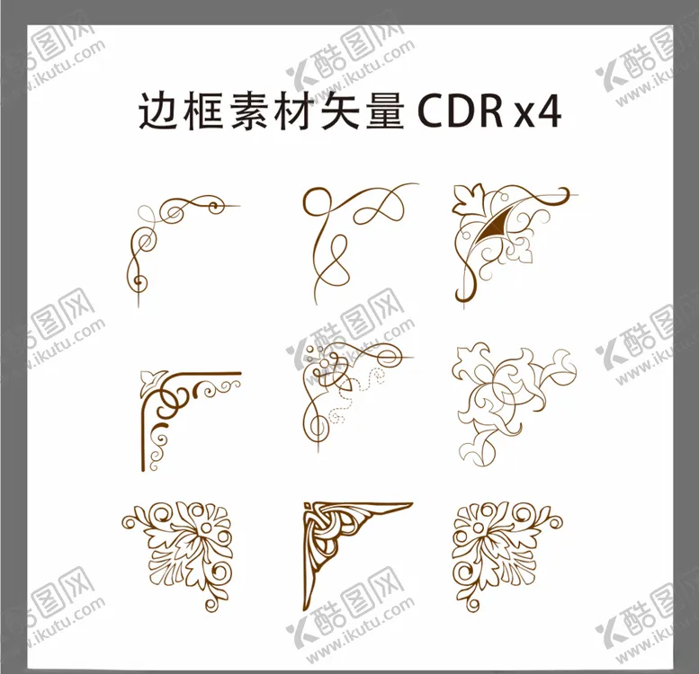 编号：12415706260045098214【酷图网】源文件下载-欧式边框素材