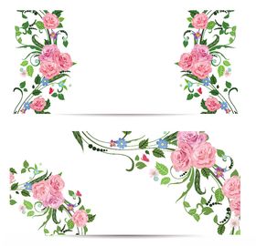 鲜花海报素材