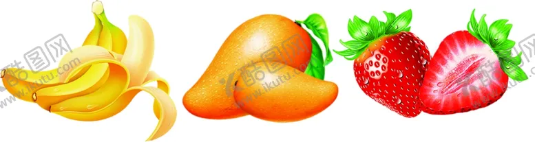 编号：94924512091205022305【酷图网】源文件下载-草莓香蕉芒果