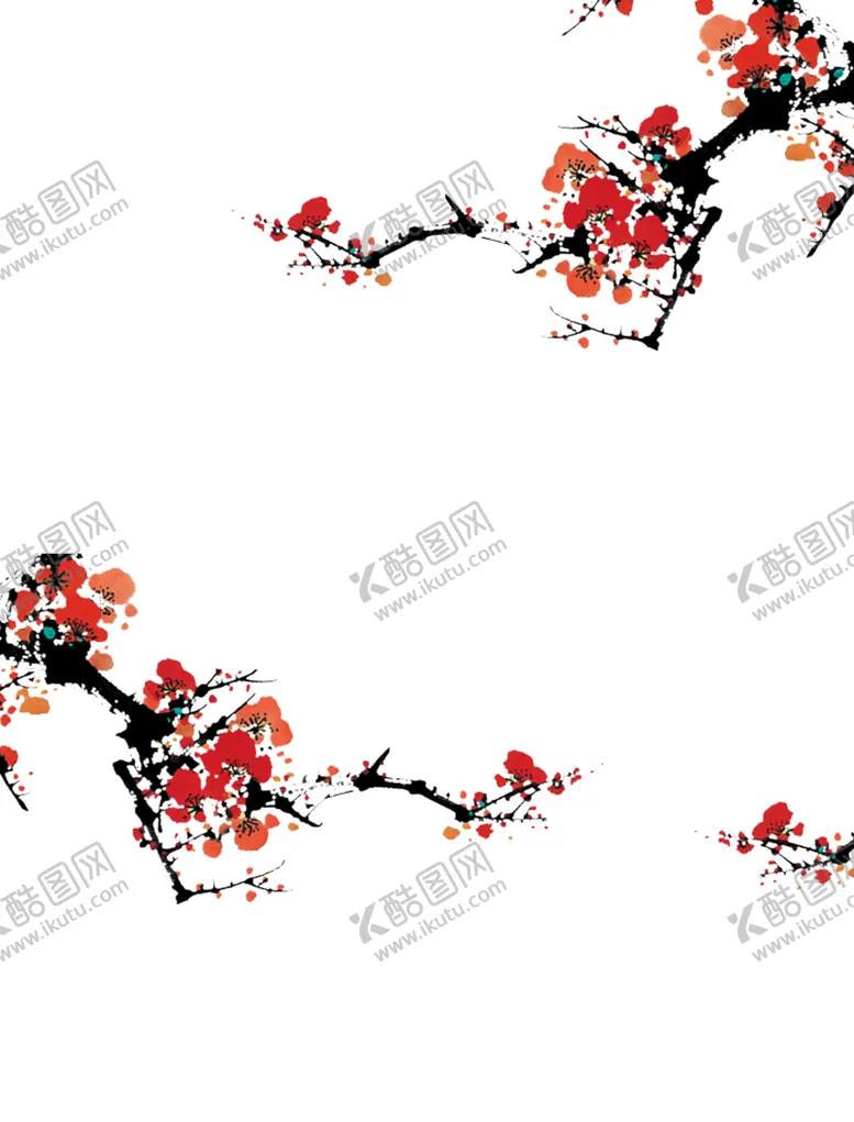 编号：61782807011454328963【酷图网】源文件下载-梅花国画