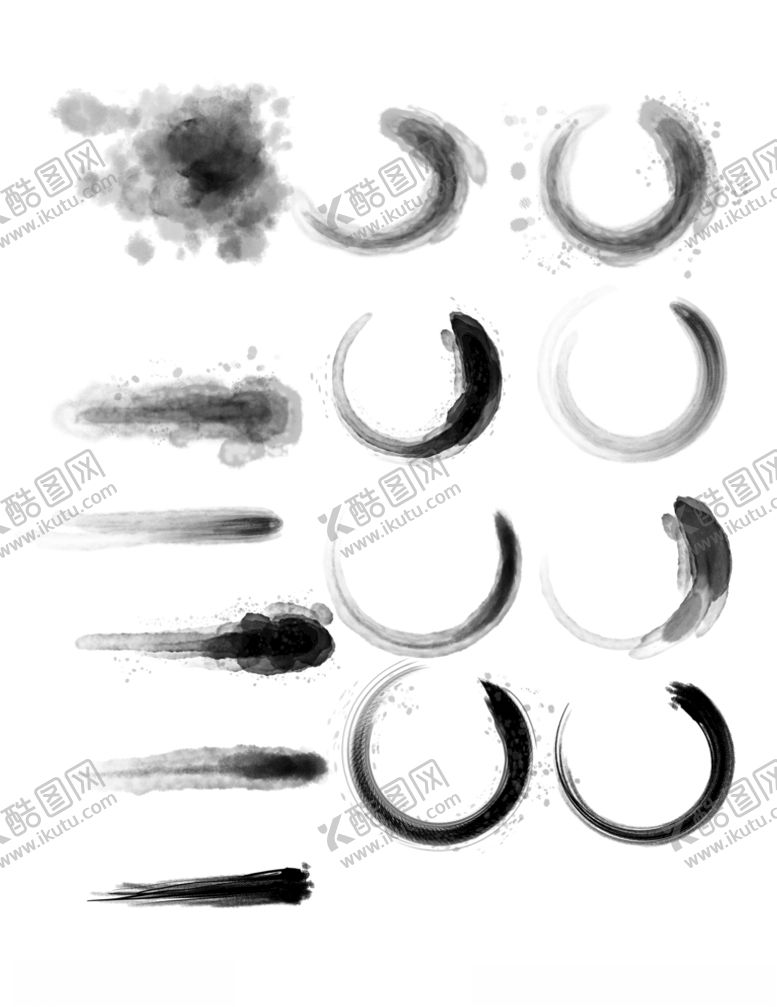 编号：11079707011707575620【酷图网】源文件下载-水墨套图