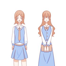动漫人物男女插画