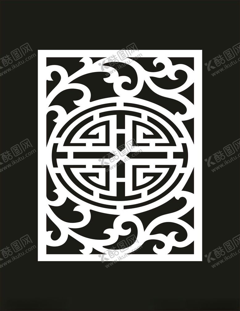 编号：91486102082249267928【酷图网】源文件下载-中式镂空隔断