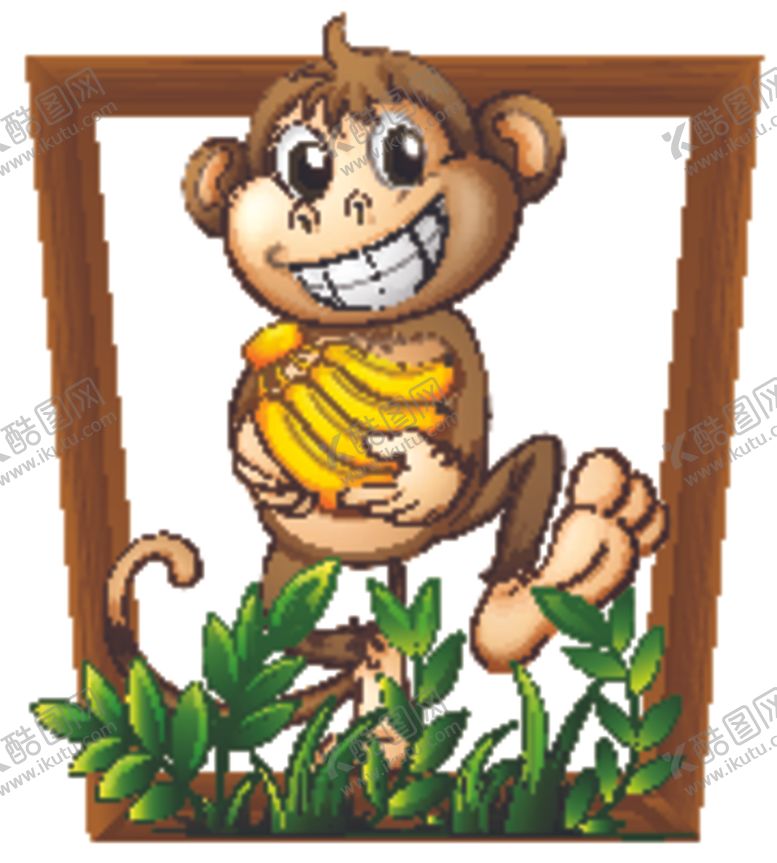 编号：43385509211401598334【酷图网】源文件下载-卡通猴子