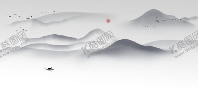 编号：39081309271012562898【酷图网】源文件下载-中国风新中式山水画