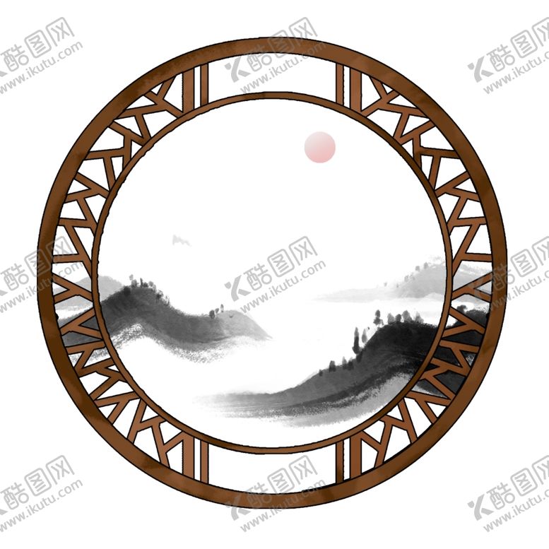 编号：99906104200321134824【酷图网】源文件下载-中式窗格