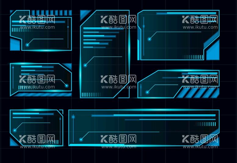 编号：26790410060228120693【酷图网】源文件下载-科幻边框