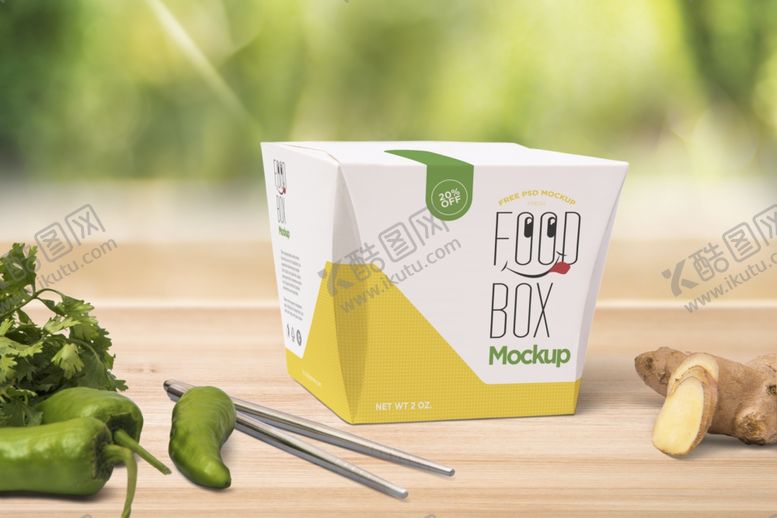 编号：41801709091524484153【酷图网】源文件下载-外卖打包盒样机