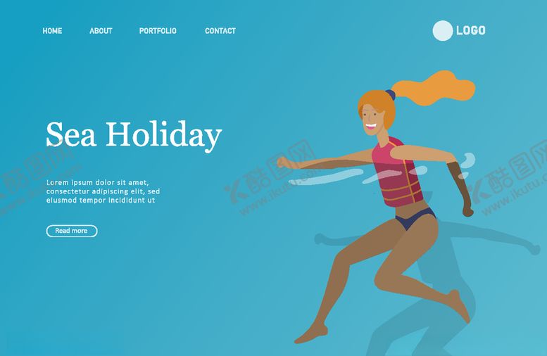 编号：54660209240628403411【酷图网】源文件下载-海边度假