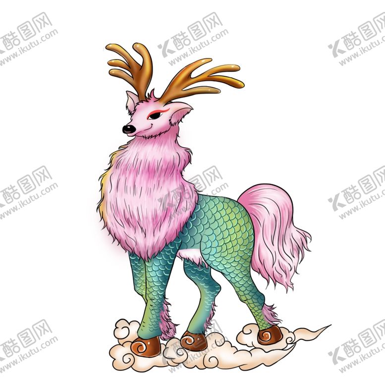 编号：59908602051628157668【酷图网】源文件下载-山海经神兽
