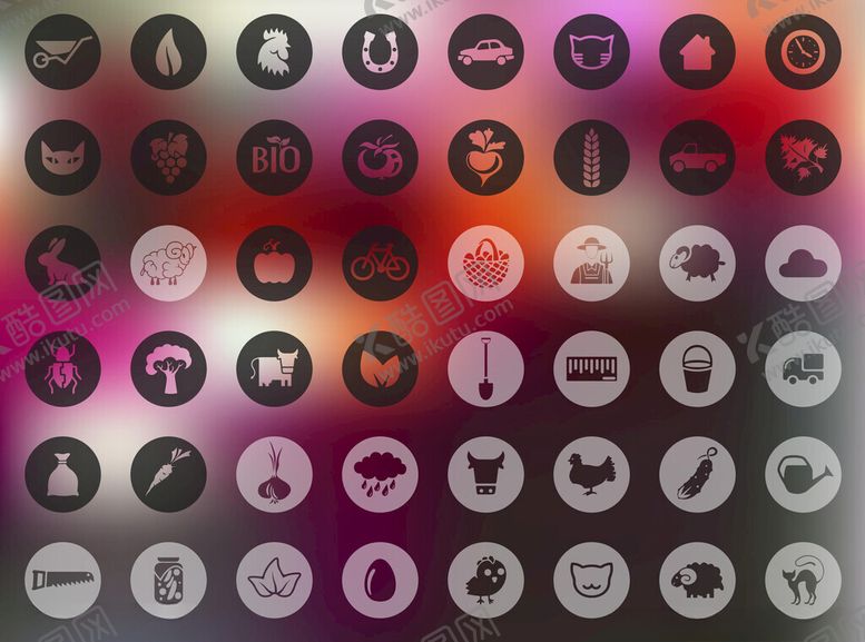 编号：51374204032317501972【酷图网】源文件下载-多彩圆形图案背景纹理