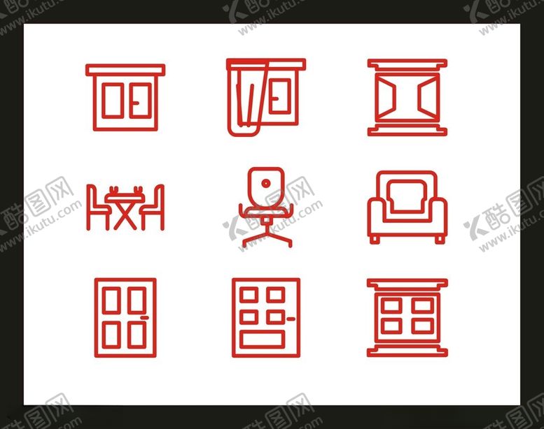 编号：48939202171449023488【酷图网】源文件下载-家具标识图标