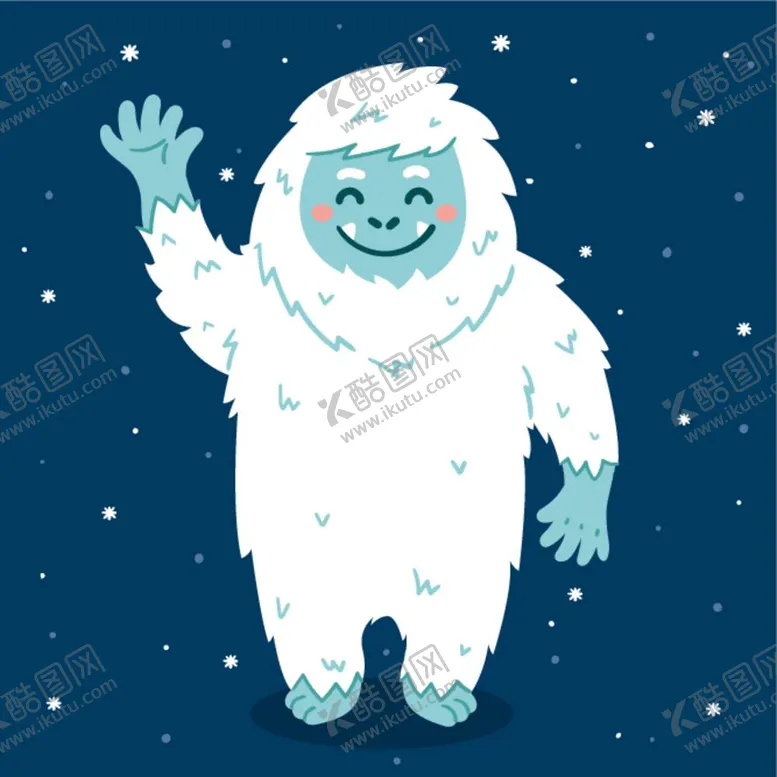 编号：51441312032003487980【酷图网】源文件下载-神秘雪人