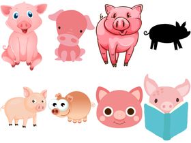 卡通猪