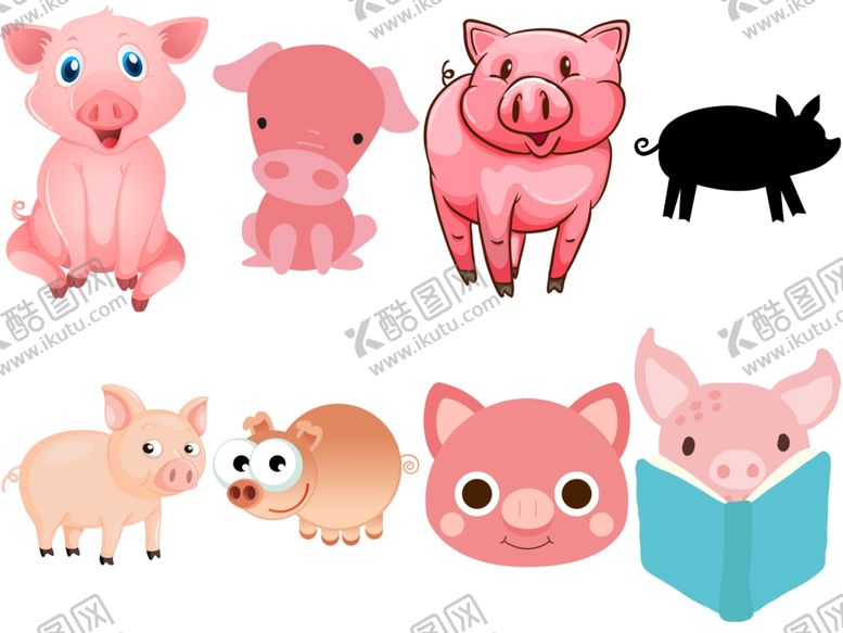 编号：68689110300744543677【酷图网】源文件下载-卡通猪