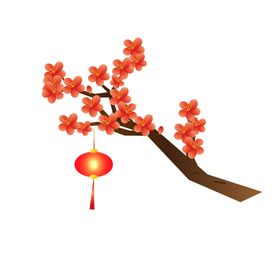 中国风水墨梅